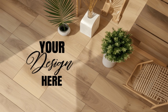 Download Wooden Floor Flat Lay Mockup - Premium Resources