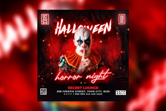 Download Halloween Horror Night Party Flyer - Horror Collection