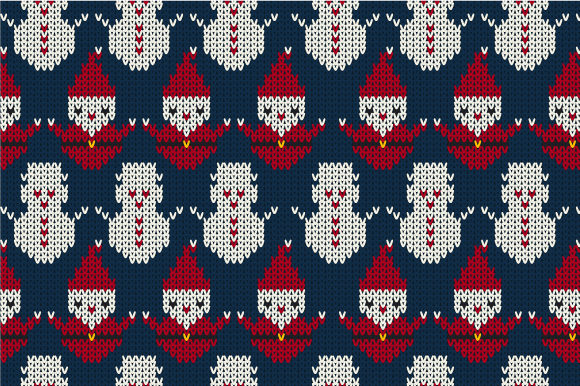 Download Christmas Seamless Knitted Pattern - Premium Resources