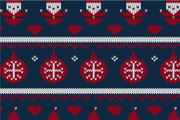 Download Christmas Seamless Knitted Pattern - Premium Resources
