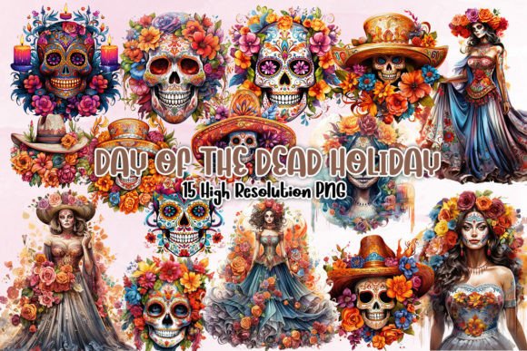 Download Day of the Dead Holiday Sublimation - Dead Collection