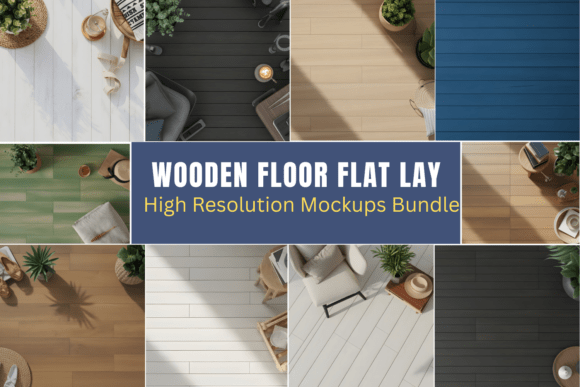 Download Wooden Floor Flat Lay Mockups - Premium Resources