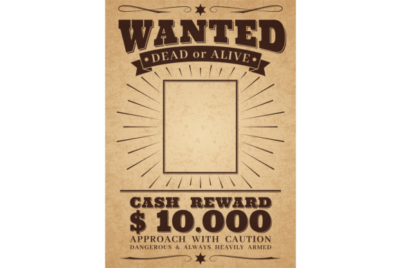 Download Wanted Vintage Western Poster. Dead or a - Dead Collection