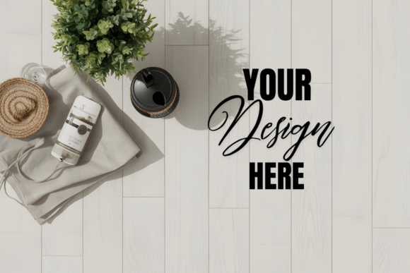 Download Wooden Floor Flat Lay Mockup - Premium Resources