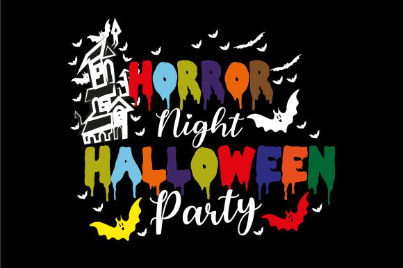 Download Horror Night Halloween Party SVG - Horror Collection