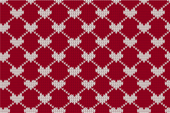 Download Christmas Seamless Knitted Pattern - Premium Resources