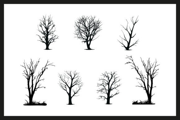 Download Dead Tree Silhouette Image Vector Image - Dead Collection